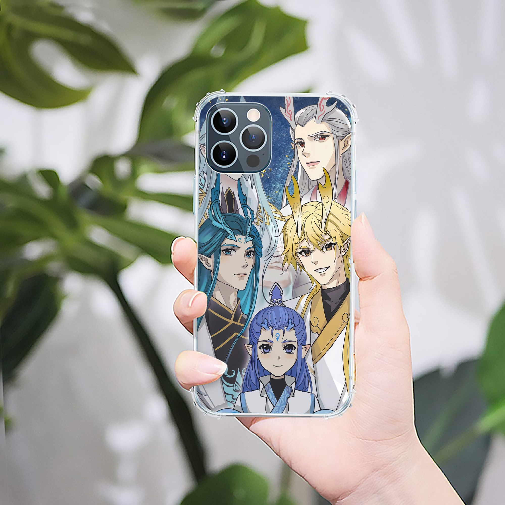 （画像用） Ne Zha 2 ナタ 魔童の大暴れ 【iPhone 12シリーズ対応】透明スマホケース（クリアソフトケース）